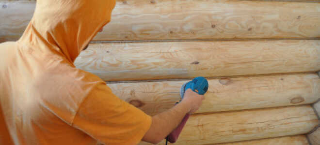 Самостоятельная шлифовка сруба