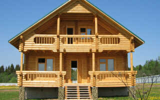 Добротный дом из профилированного бруса своими руками