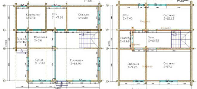 Стоимость постройки дома из бруса