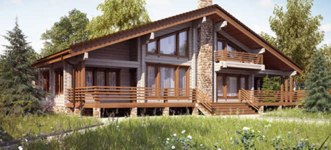 Немецкие дома из бруса