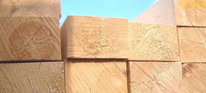 Цельный брус для строительства дома