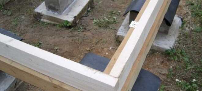 Крепление бруса к различным типам фундамента