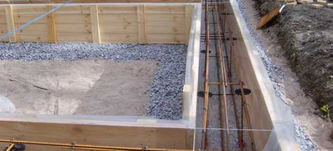 Фундамент под брусовый или бревенчатый сруб