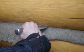 Как выполняется конопатка сруба своими руками?