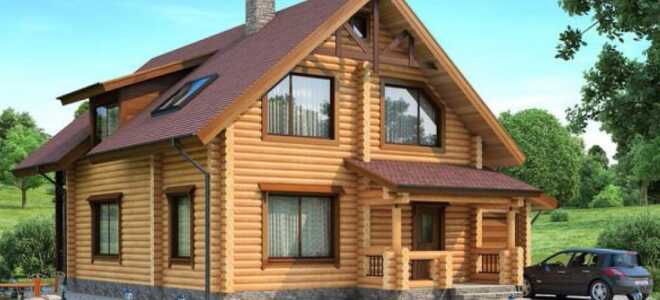 Изготовление домов из оцилиндрованных бревен своими руками