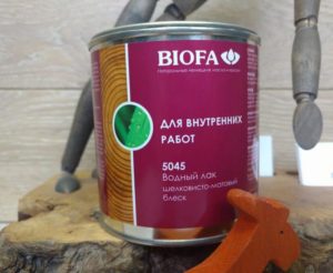Фото: Лак biofa для внутренних работ