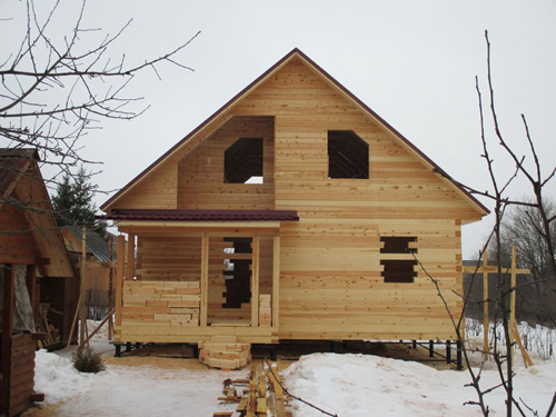 Дом 8х8 из профилированного бруса
