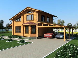 Фото: Дом из бруса