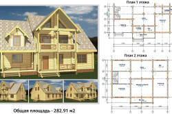 Пример проекта деревянного дома Пример проекта деревянного дома
