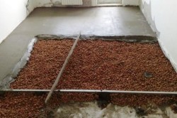 Утепление деревянного пола керамзитом Утепление деревянного пола керамзитом