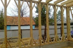 Установка постоянных укосов Установка постоянных укосов