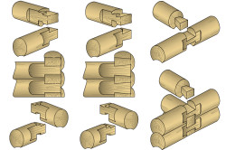 Варианты соединения бревен Варианты соединения бревен